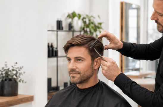 Haarsystem einschneiden