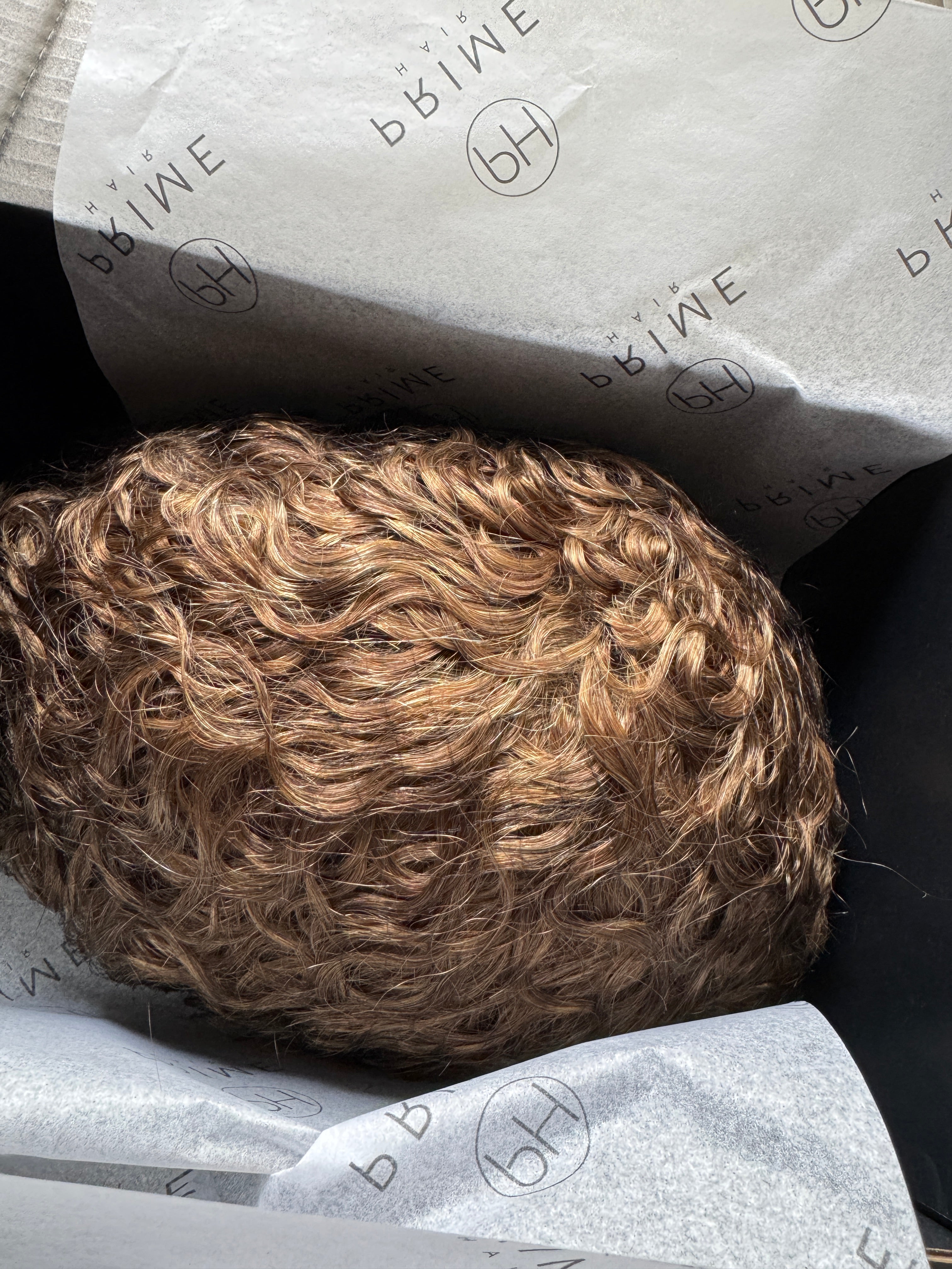 Haarsystem mit 2,5cm Wellung