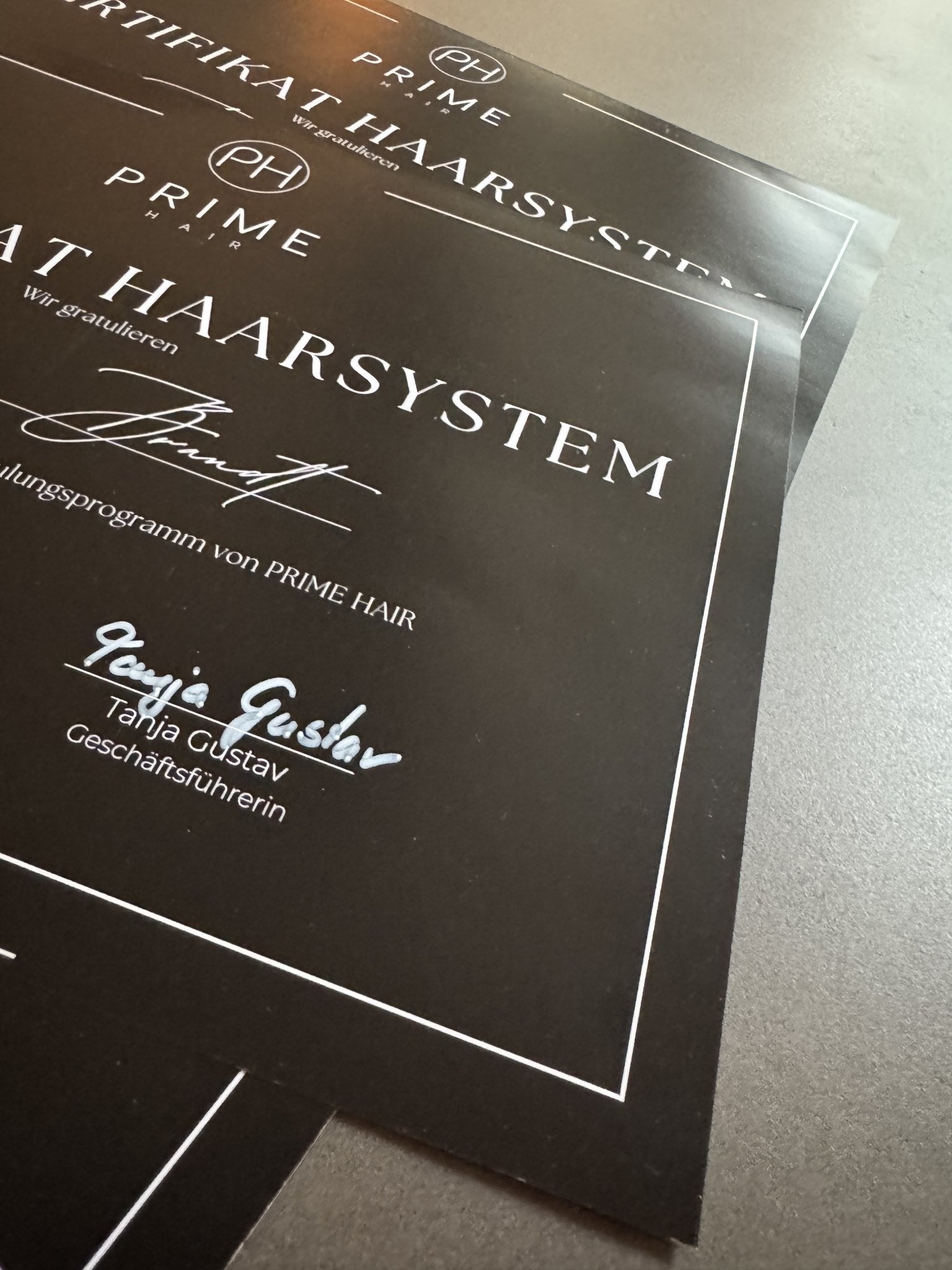 Zertifizierung und Urkunde nach Schulung