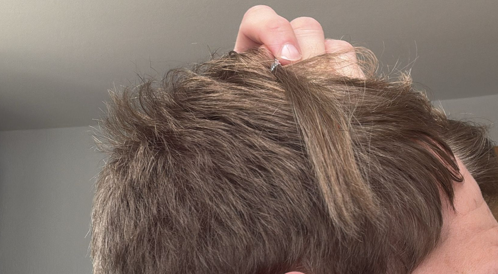 Farbabgleich am Seitenhaar mittels Farbring