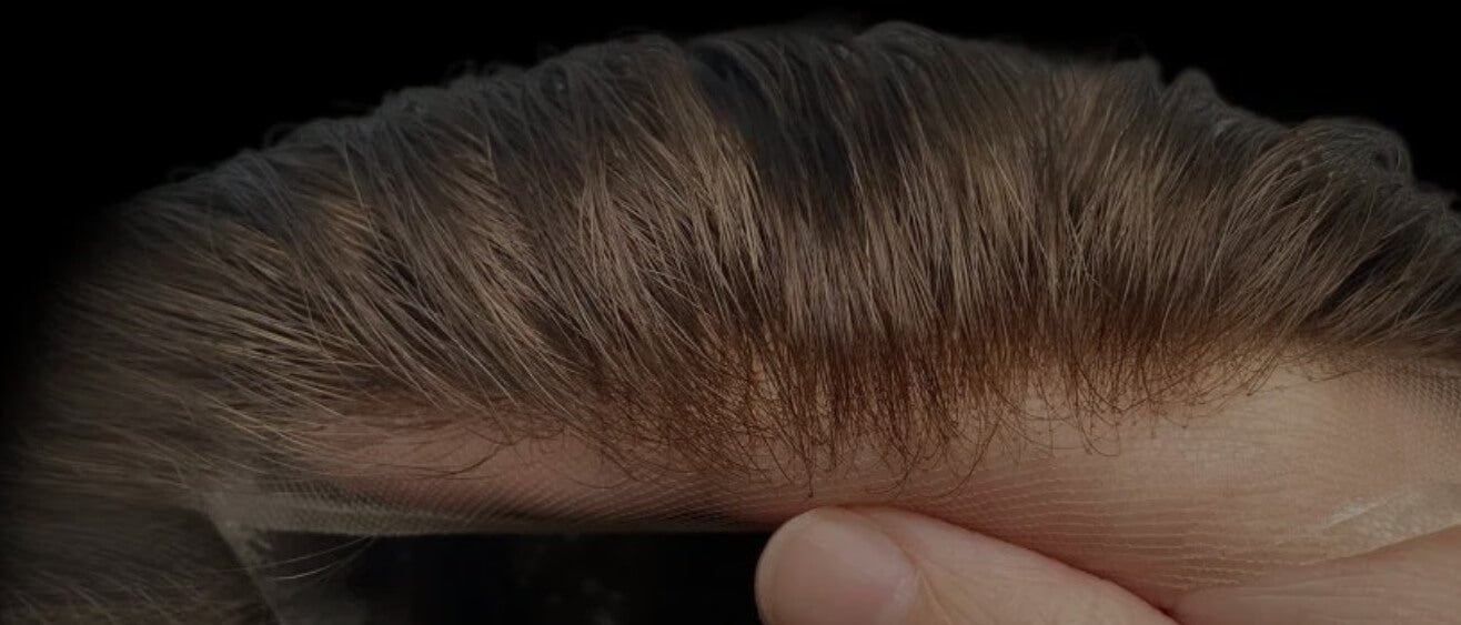 Frontbereich des Hybrid Haarsystems