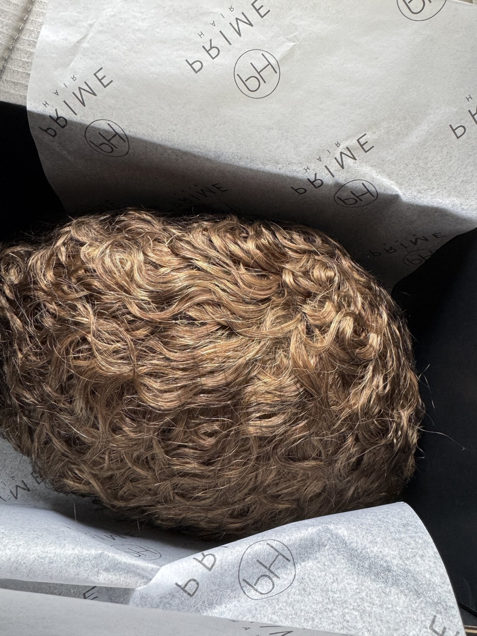 Haarsystem mit 2,5cm Wellung