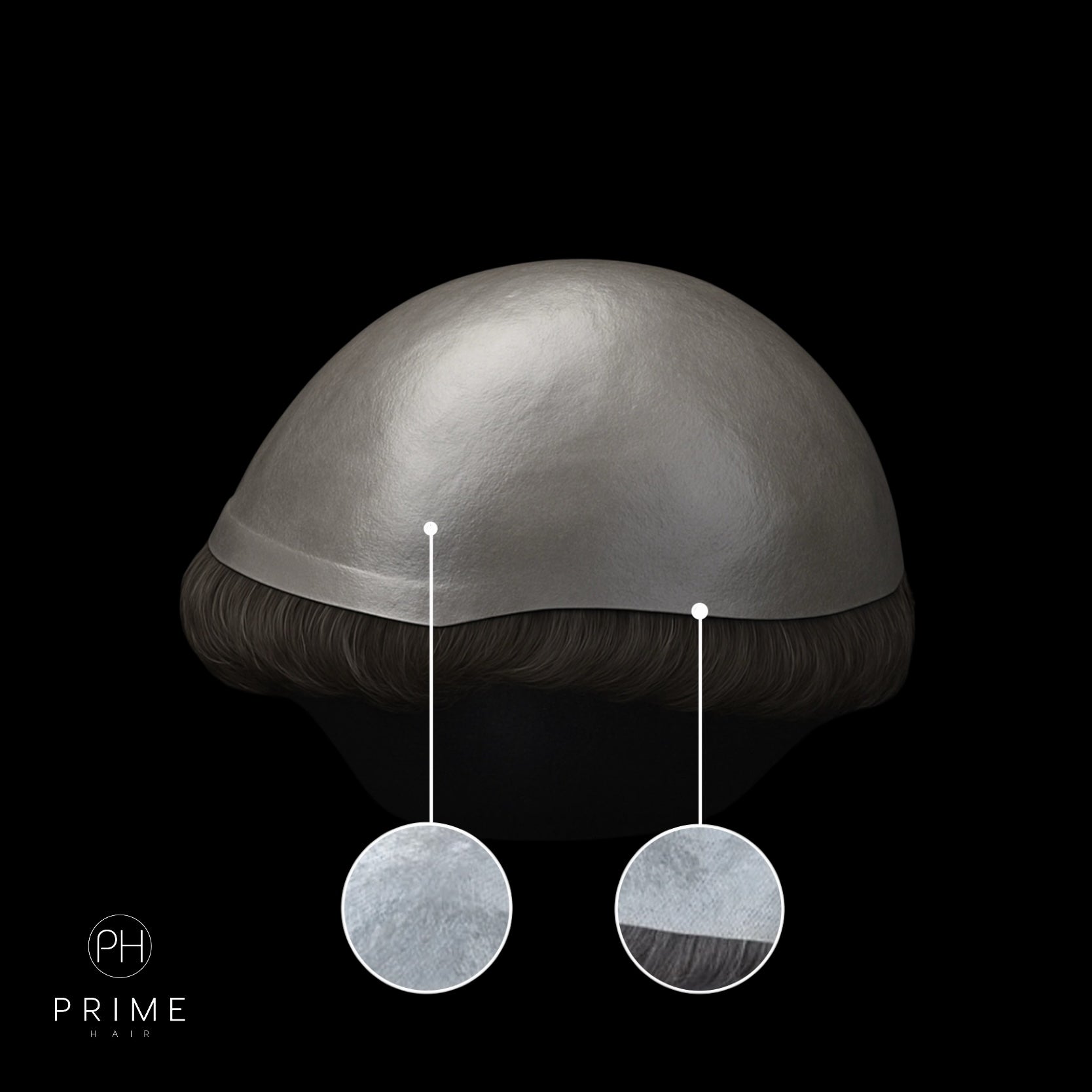 Skin 0,08mm Haarsystem Details