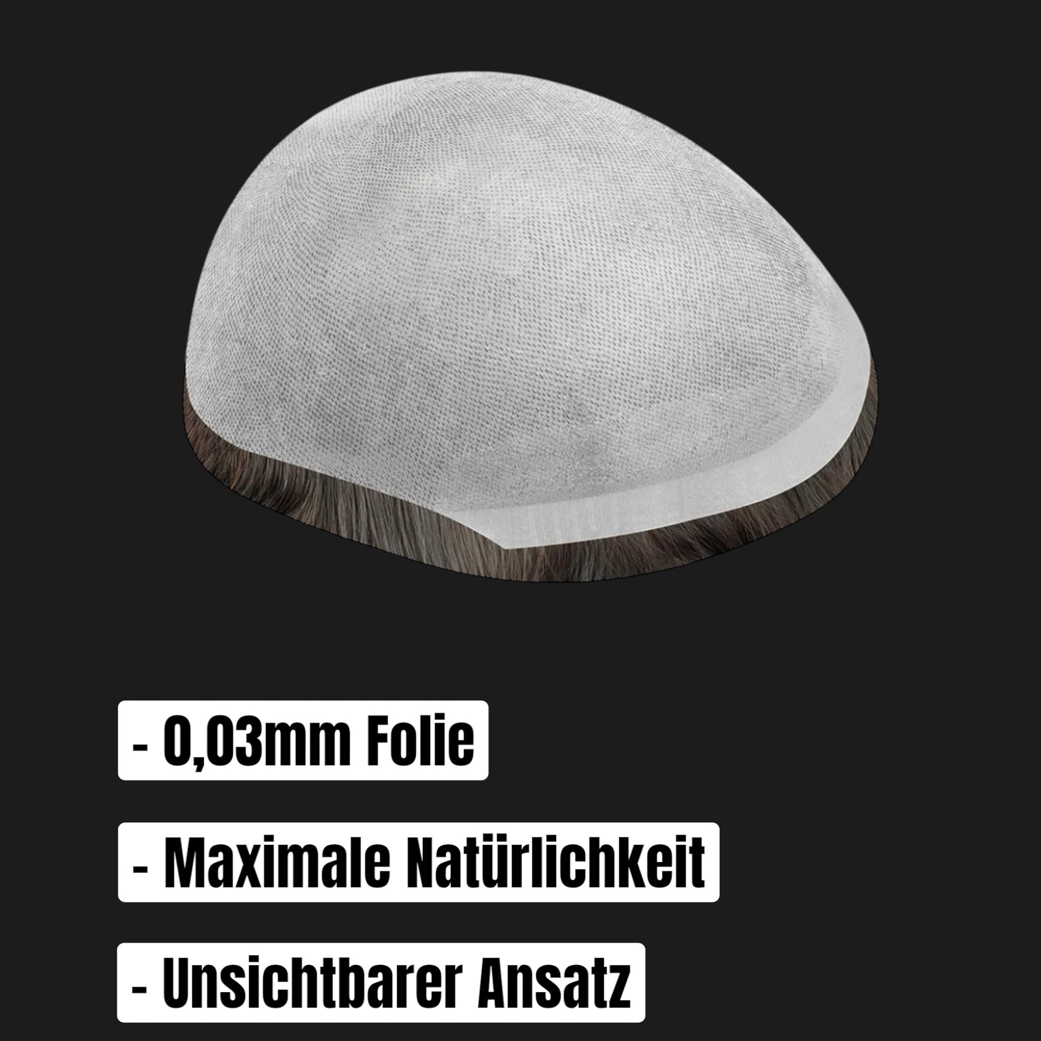 ThinSkin (0,03mm) Haarsystem