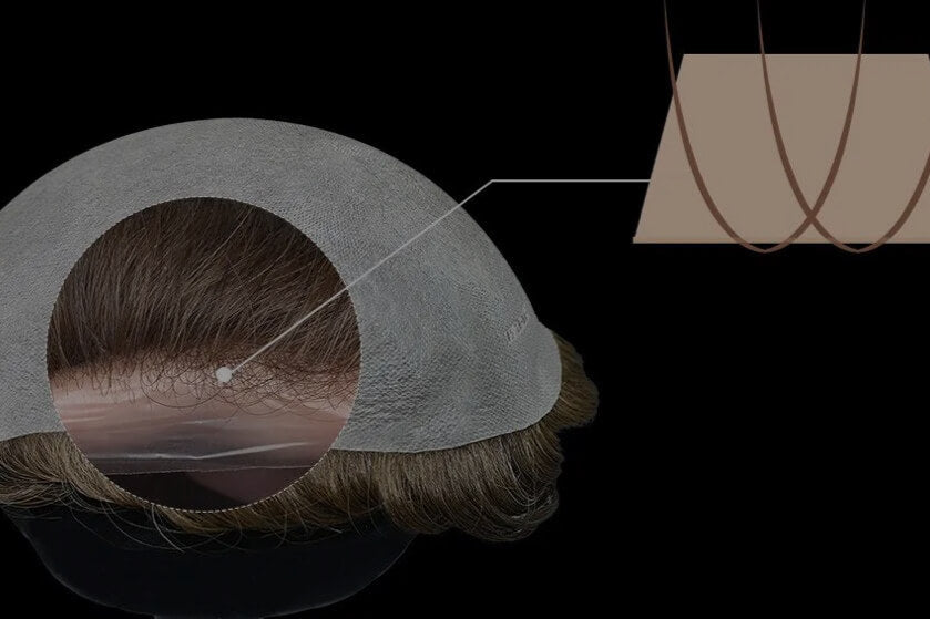 Visuelle Darstellung eines Skin Haarsystems